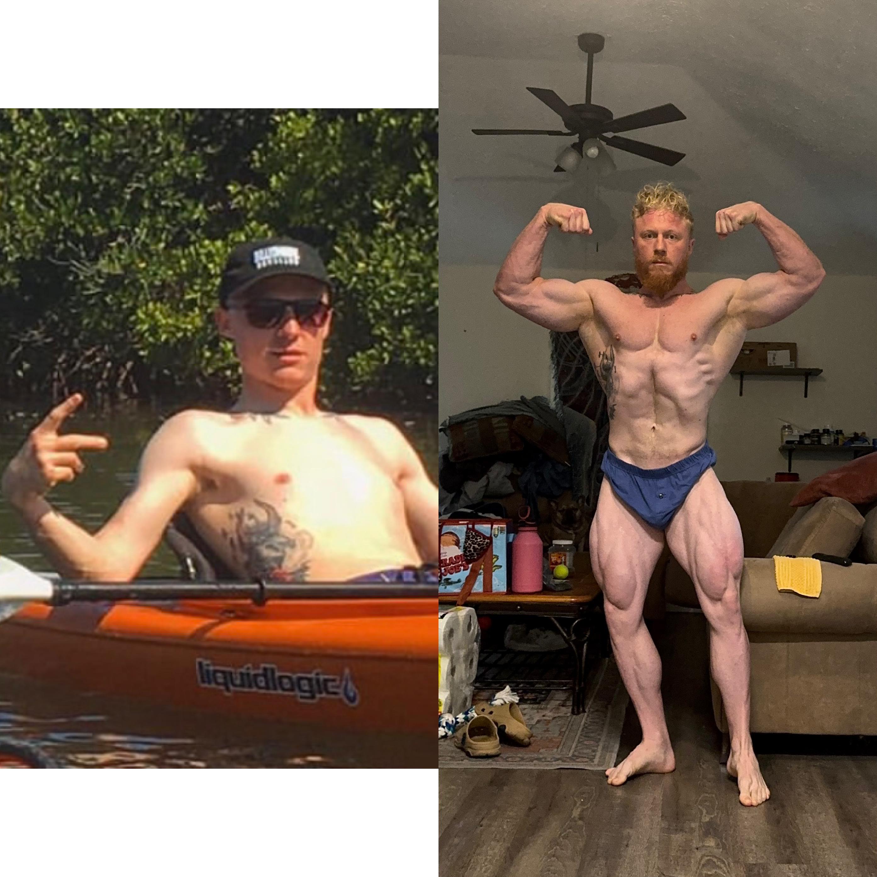Client physique transformation before and after