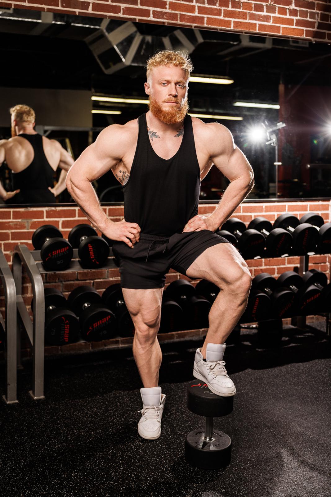 Coach Kobey Silver standing in a gym